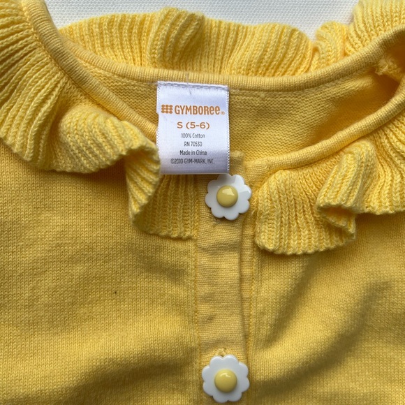 Gymboree Yellow Cardigan Sweater - Picture 2 of 7